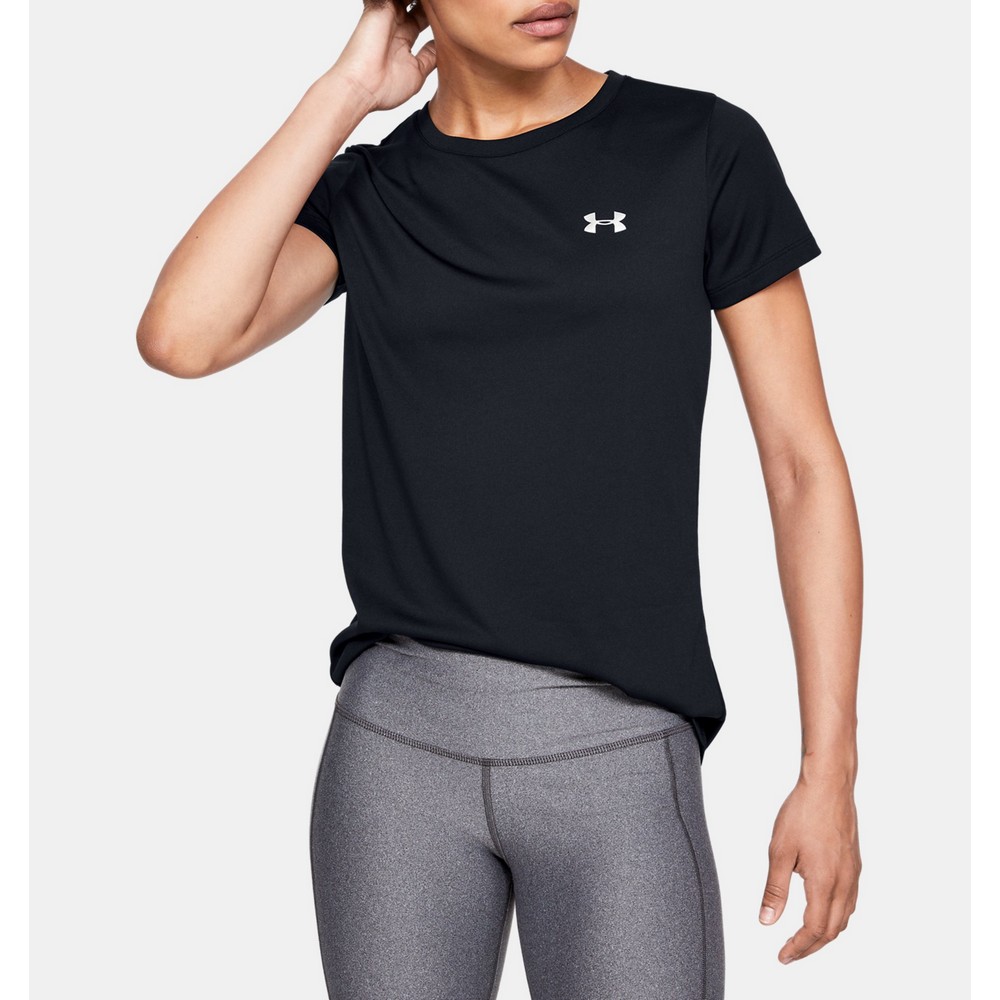 Under Armour Women's UA Tech™ T-Shirt BLACK 1277207-001 - Image 2