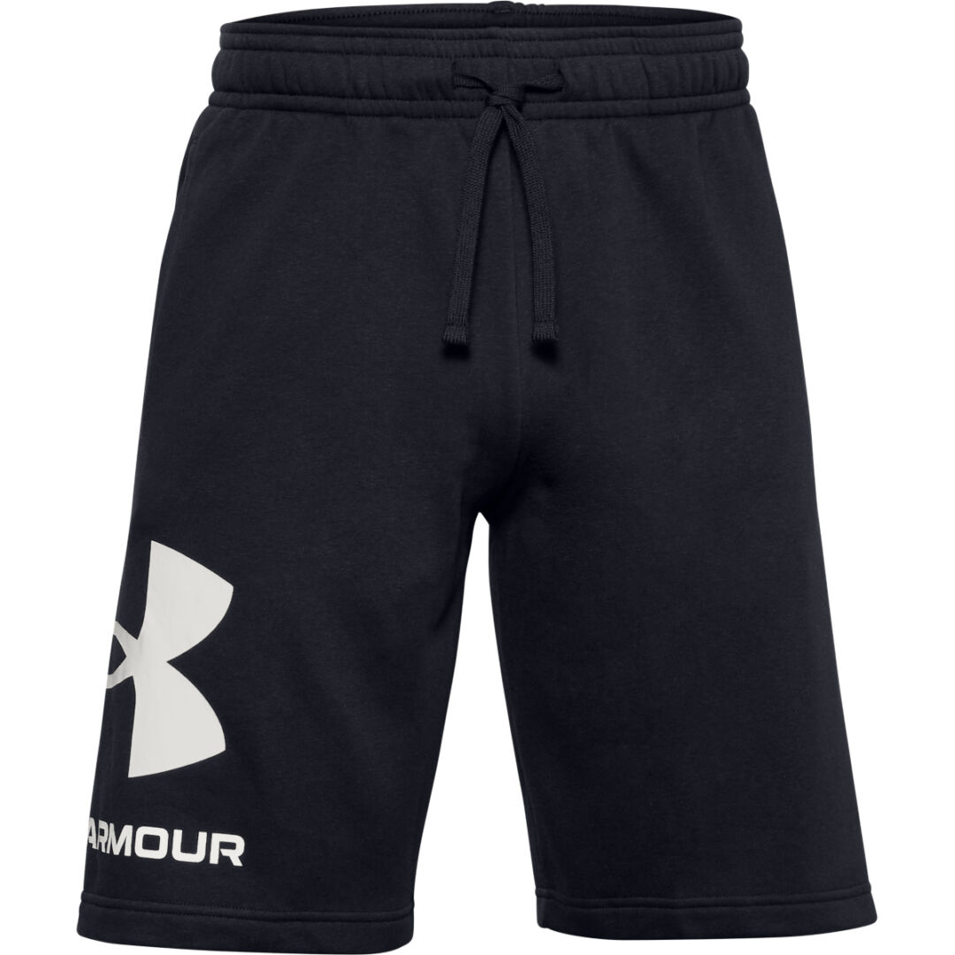 Under Armour Rival Βερμούδα Fleece Μαύρη 1357118-001