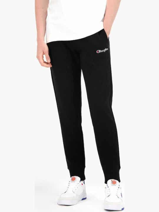 Champion Παντελόνι Φόρμας Elastic Cuff BLACK 218338-KK001 - Image 4