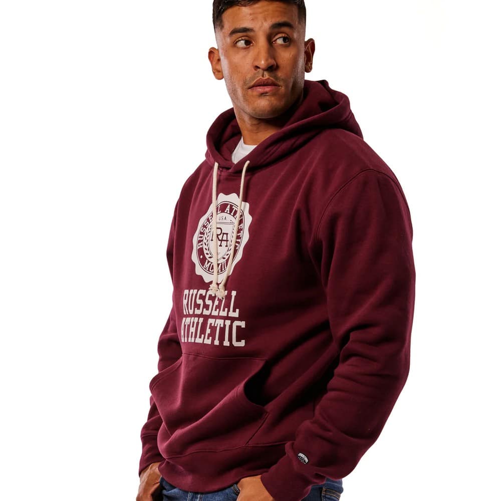Russell Athletic Hoody BURGUNDY A2-004-2-045 - Image 3