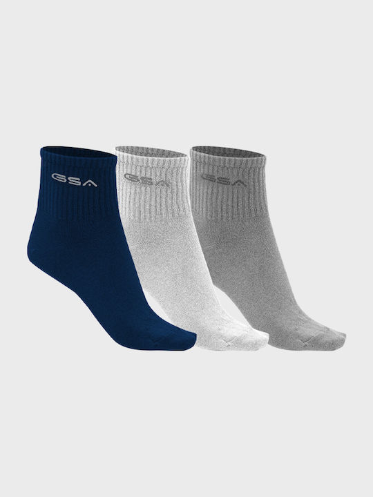 GSA Κάλτσες Aero 500 Distance Παιδικές 3 Ζευγάρια Blue/White/Grey 83-16053-51 - Image 4