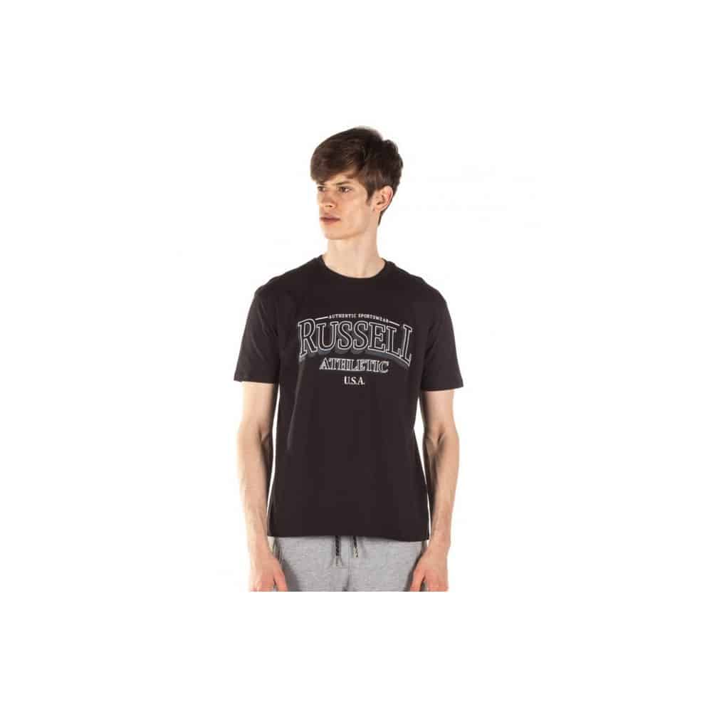 RUSELL Athletic μπλούζα κοντομάνικη Raw Edge T-Shirt NAVY A2-007-1-190