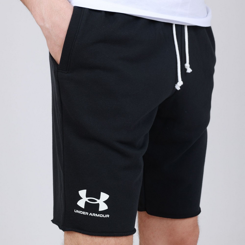 Under Armour Βερμούδα Σόρτς Rival Terry short Μαύρο 1361631-001 - Image 2