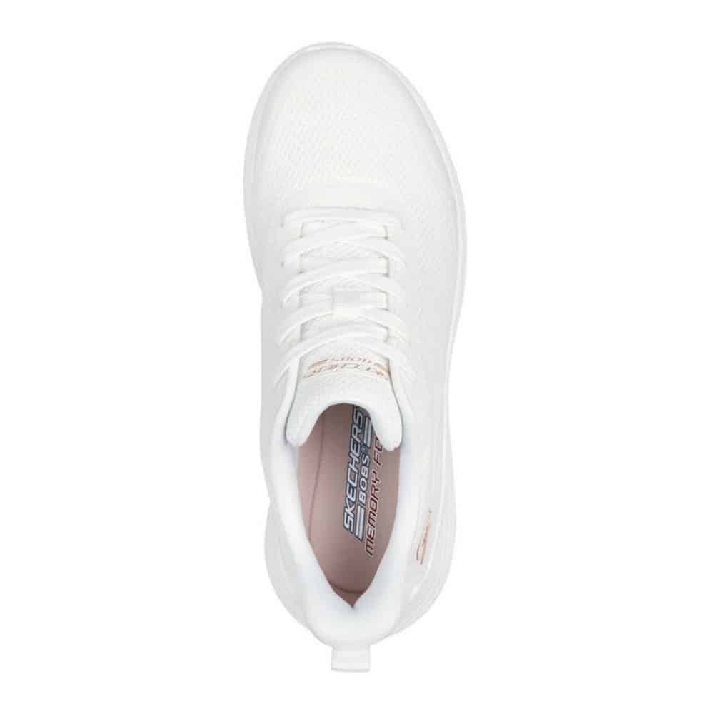Skechers Bobs Squad WHITE 117483-WHT - Image 4