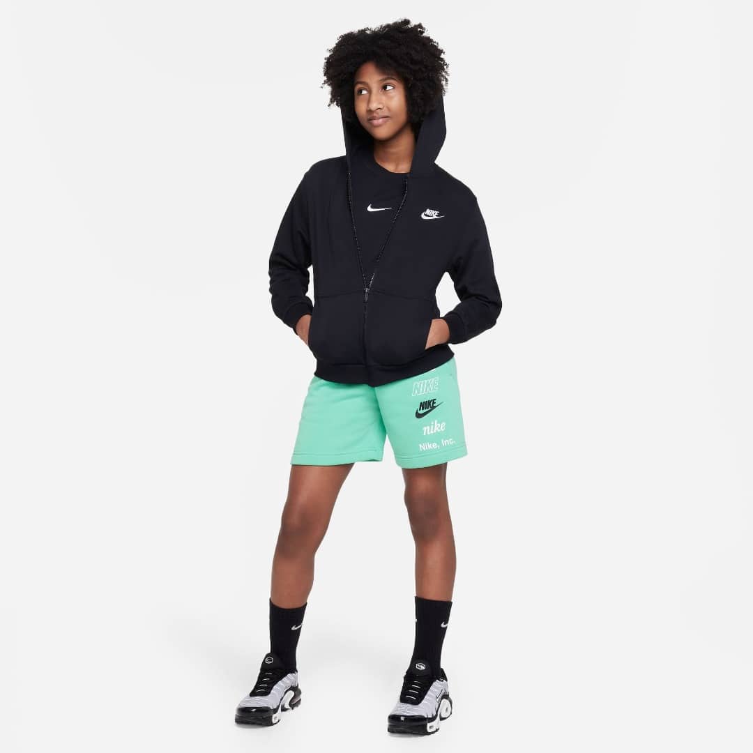 Nike Ζακέτα Φούτερ Fleece CLUB Μαύρη FD3017-010 - Image 3