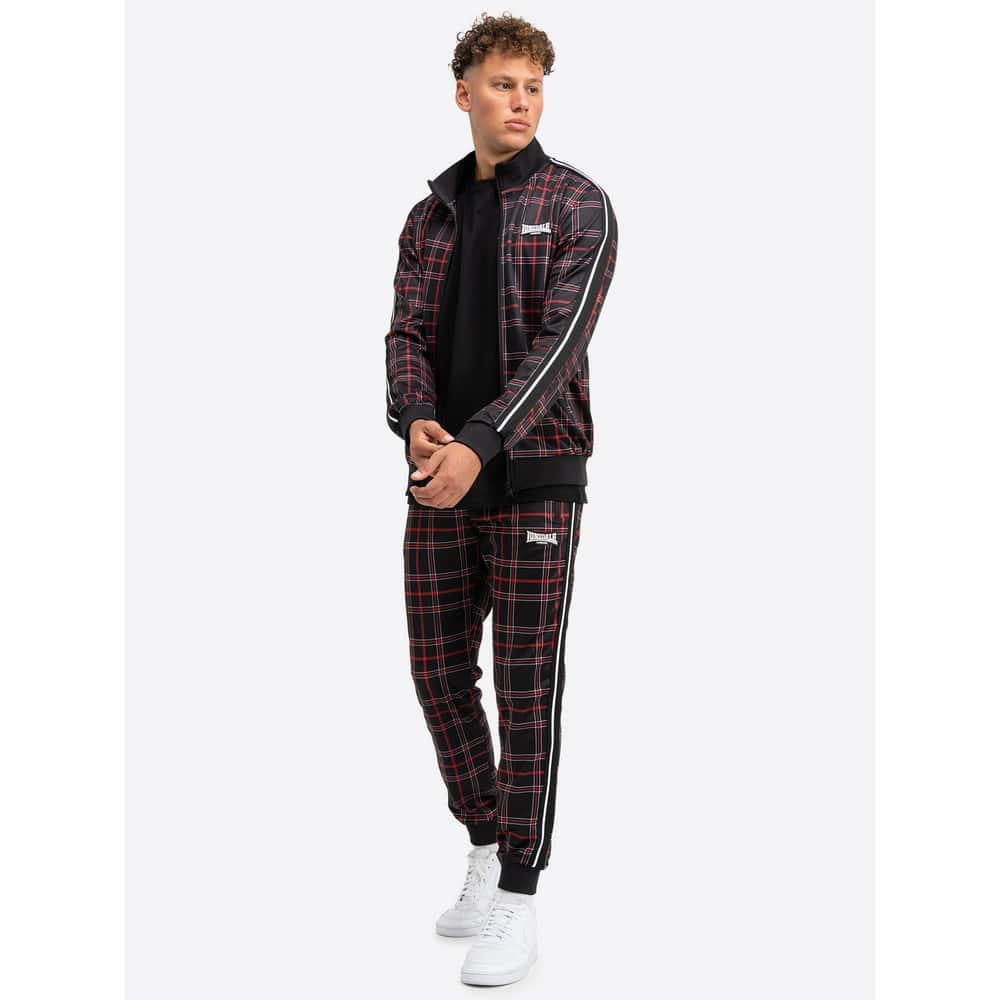 Lonsdale Σετ Φόρμας Track Suit WELWYN Black/Red 117735-1502