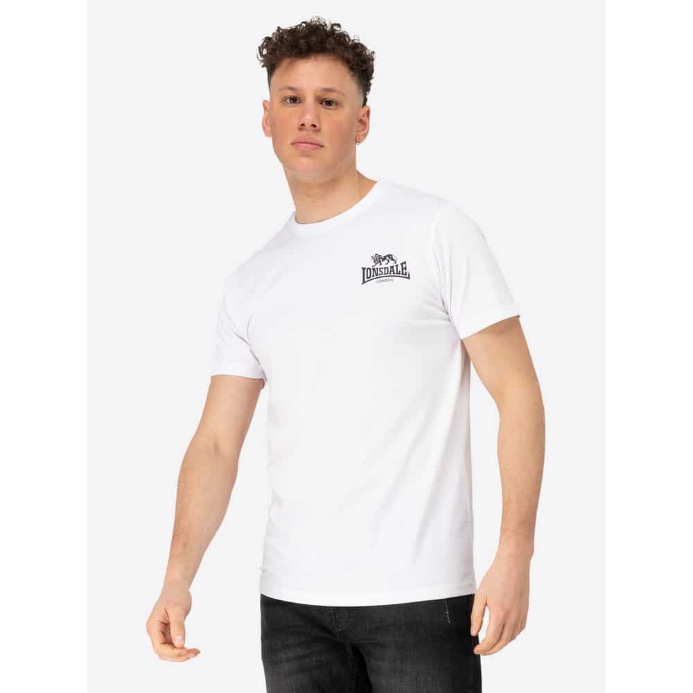 Lonsdale μπλουζάκι T-Shirt YARNBROOK 117797-1500_WHITE