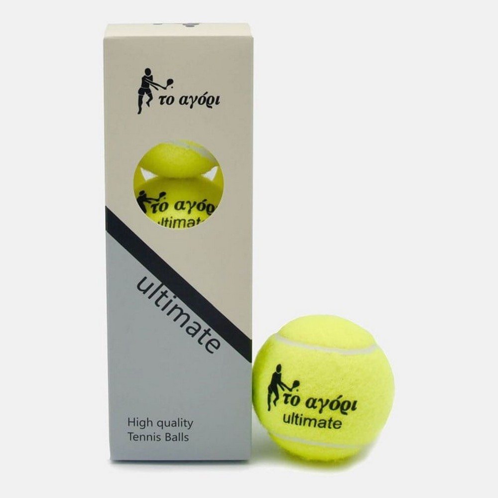 ΤΟ ΑΓΟΡΙ "ULTIMATE" Μπαλάκια Τένις Σετ 3τμχ YELLOW ULTIMATE-0006