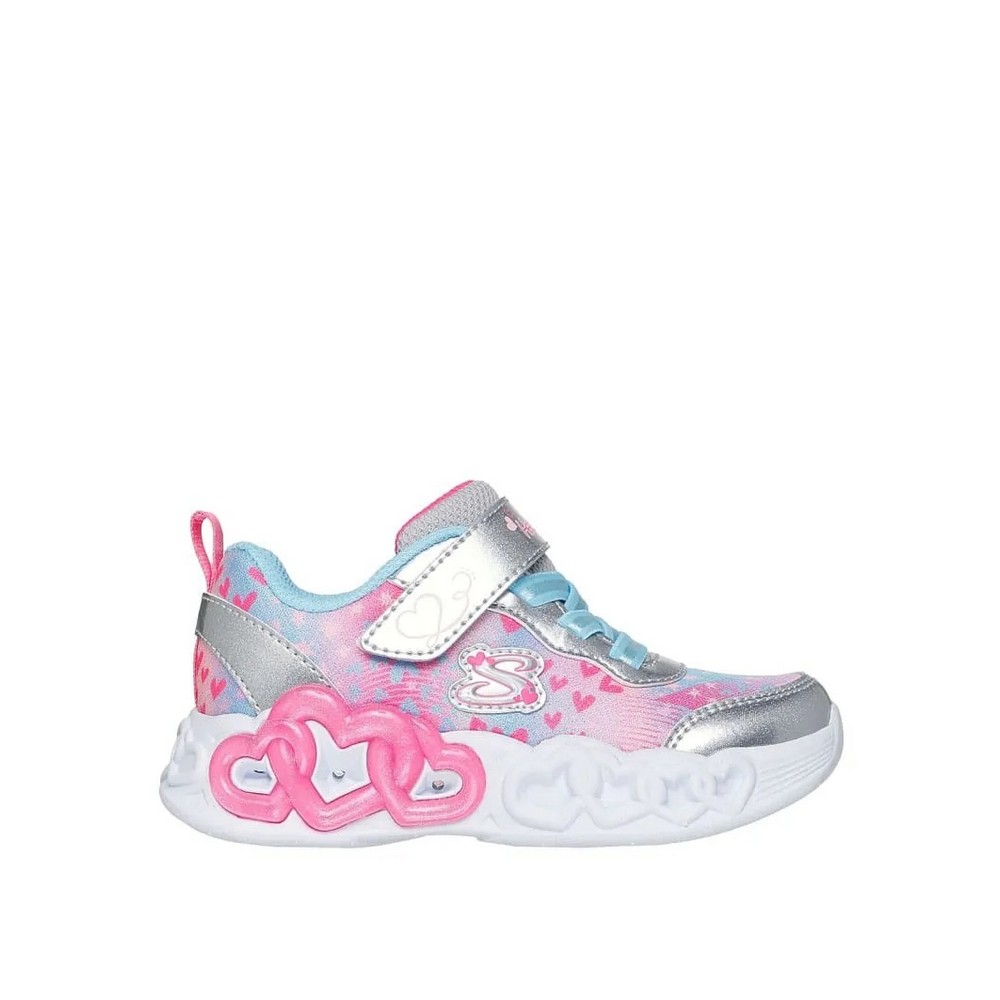 Skechers Infinite Heart Lights - Heart Jewels SILVER/MULTI 303261N-SMLT