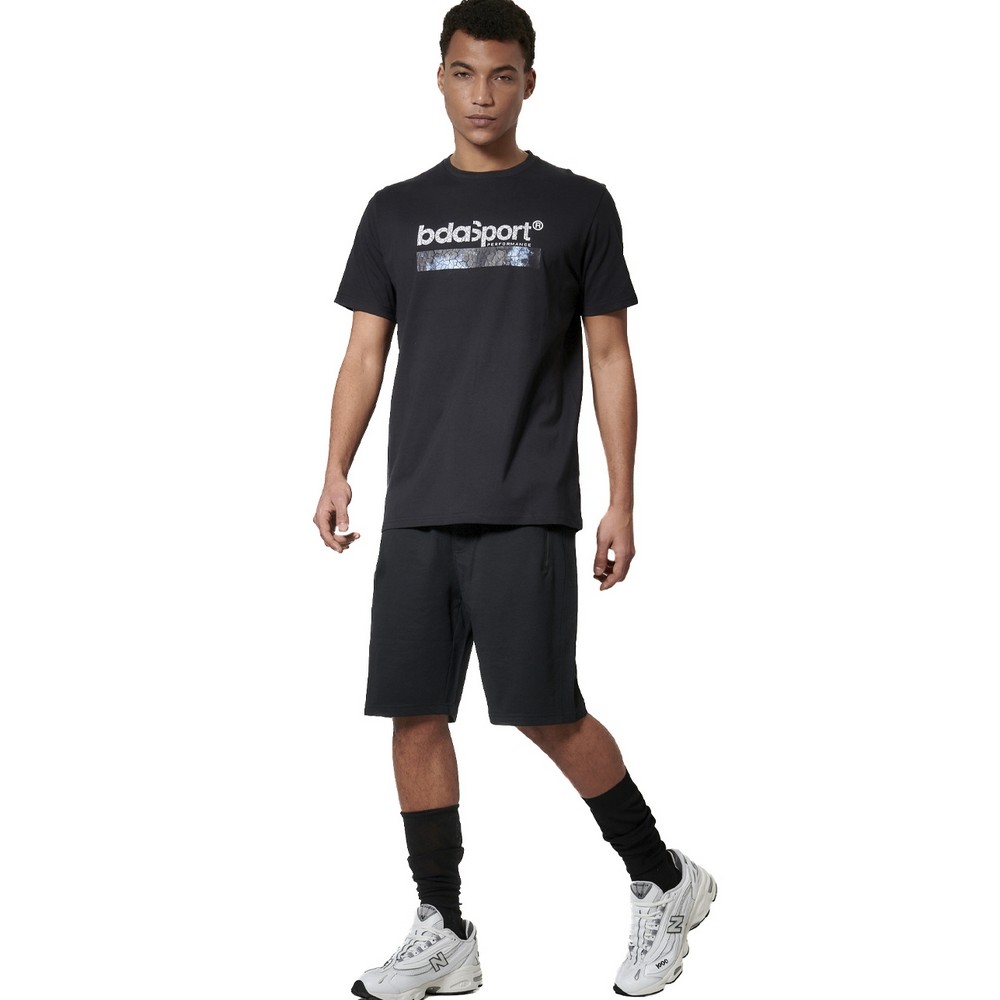 Body Action ΚΛΑΣΙΚΗ ΒΕΡΜΟΥΔΑ ESSENTIALS FRENCH TERRY SHORTS BLACK 033616-01 - Image 5