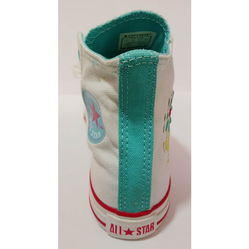 Converse All Star HI FLOWERS ladybug WHT 308867 - Image 5