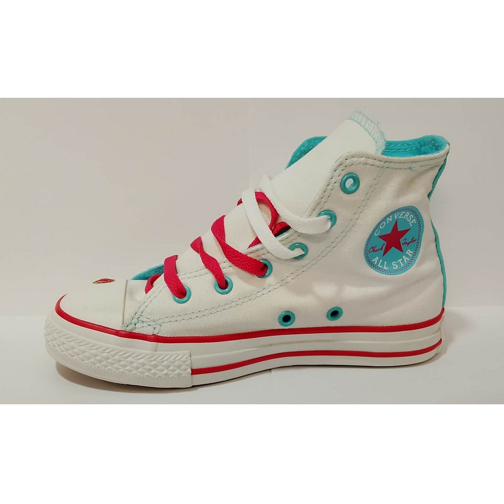 Converse All Star HI FLOWERS ladybug WHT 308867 - Image 6
