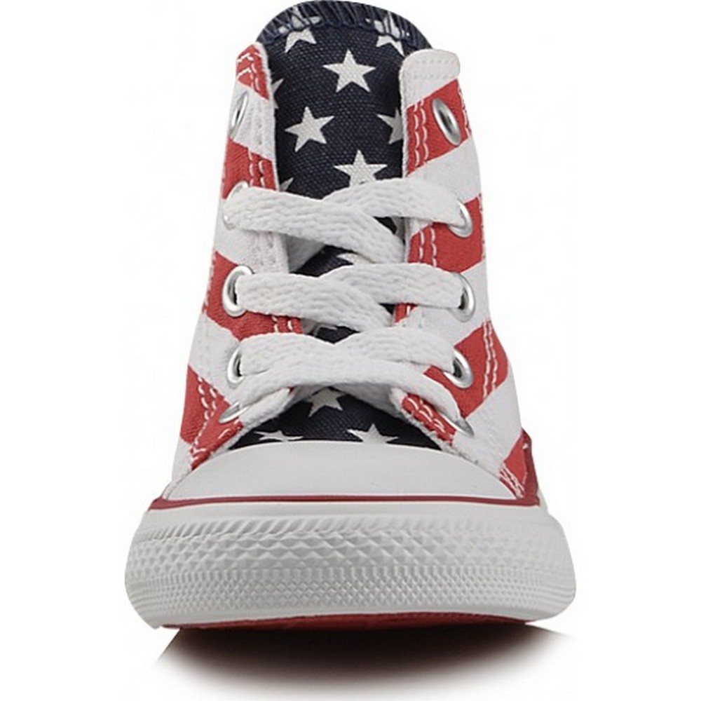 Converse All Star Chuck Taylor YTHS CT AS HI S STARS/BARS 3J524 - Image 6