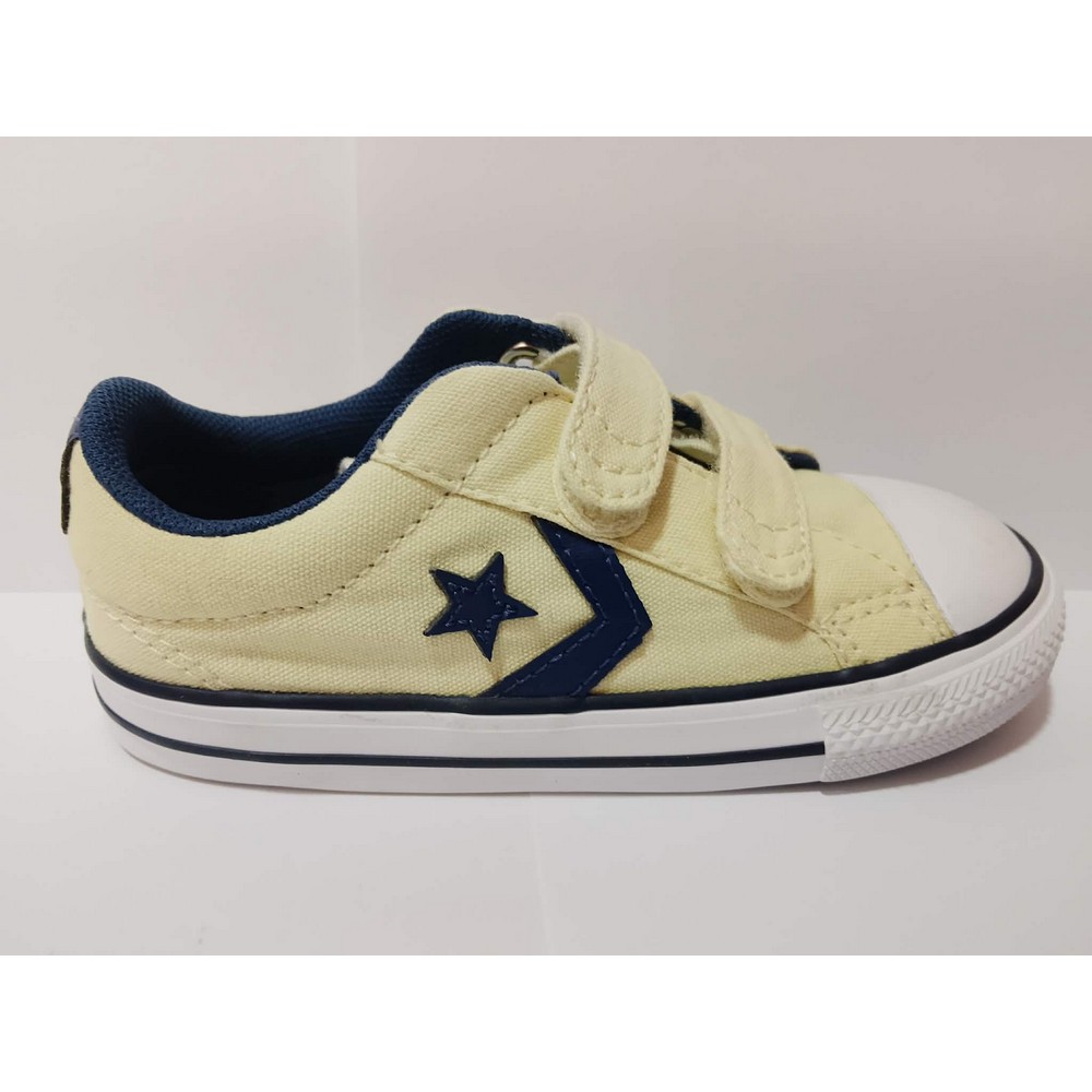 Converse All Star ΣΚΡΑΤΣ STAR PLAYER 2V OX NATURAL NAVY/WHITE 756624C