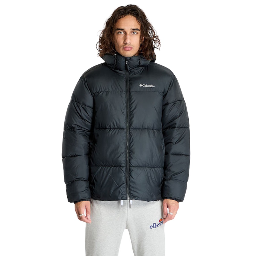 Columbia Ανδρικό Μπουφάν Puffect II Hooded Jacket ΜΑΥΡΟ 2086851-010