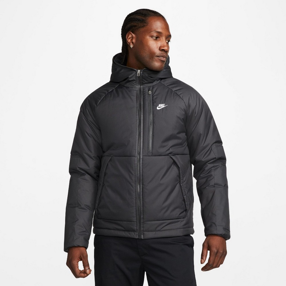 Nike Ανδρικό Μπουφάν Therma-FIT Puffer ΜΑΥΡΟ DX2038-070